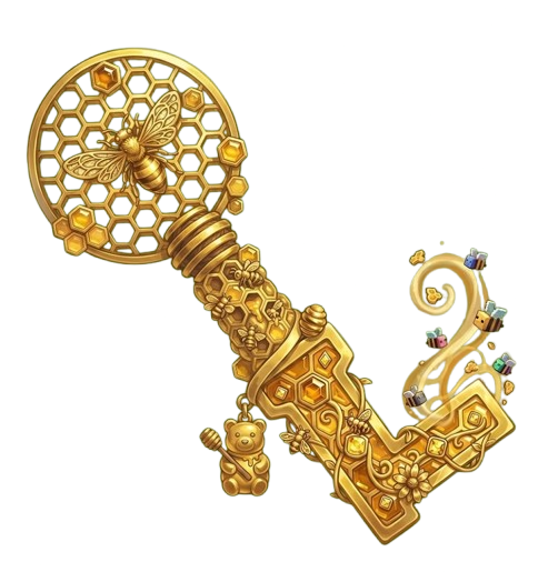 Honeybee Crate Key